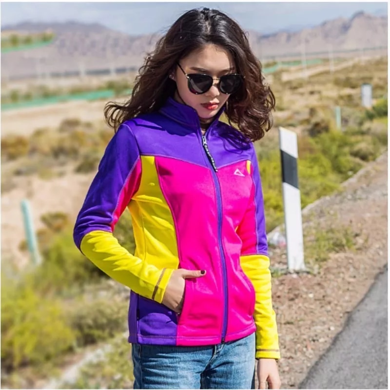 업그레이드 된 여성 소프트 쉘 하이킹 재킷, 여성 야외 캠핑 낚시 등산 여행 의류 스포츠 따뜻한 방풍 코트